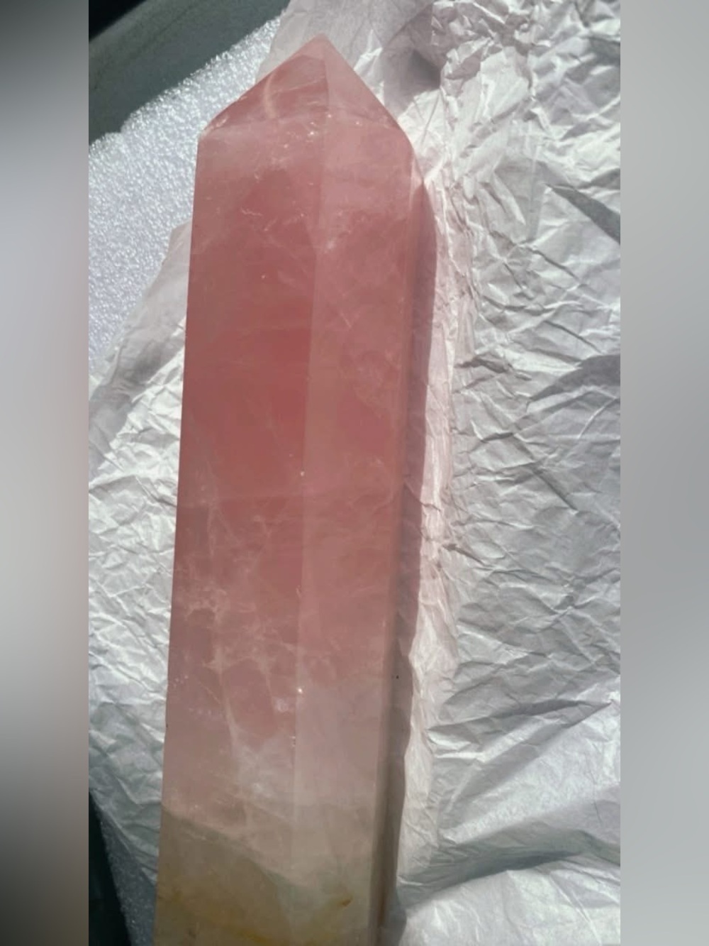 Rose Quartz Display Large Tower - Picture 3 of 6